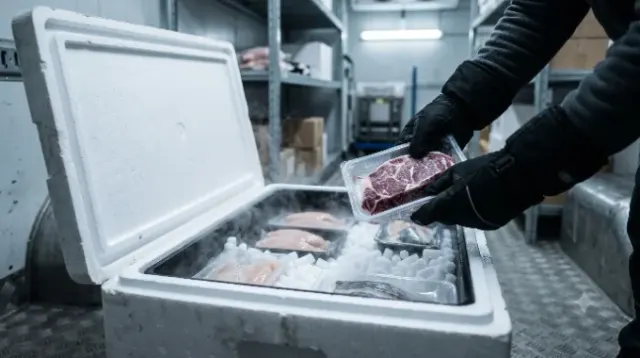 Conservación de alimentos con hielo seco