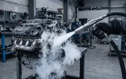 Limpieza criogénica industrial con hielo seco